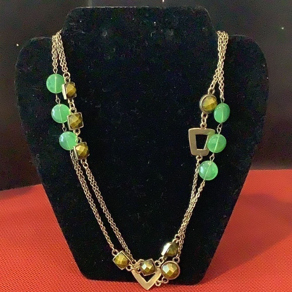 40 inch beaded necklace or double strand necklace
